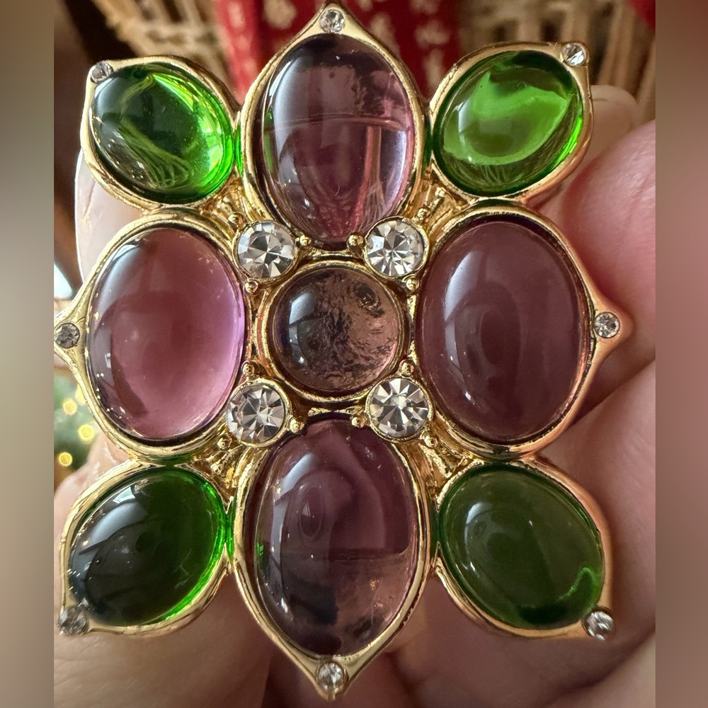 Catwalk Jon Gorgeous Large Cabochan Glass Ring